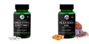 Digestive Enzymes Flax Seed Oil Wellness Daily Vitality |60 CAPSULES