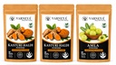 Naturals Organic Kasturi Haldi (Wild Turmeric) Powder 100g + Amla Powder 100g Combo | 100% Pure Natural Ayurvedic Herbal Powders | Chemical-Free | For Face Pack, Hair Care & Skin Care | No Preservatives (Pack OF 3)