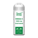 Foodstrong Veg Omega 3 1000mg | Vegetarian Algal Oil with 90mg DHA & 45mg EPA | Heart, Brain & Joint Health | 60 Capsules (30 Servings)