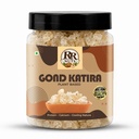 RR NUTS Dry Fruits Gond Katira Kathila Gum 250gm | Edible Katira Gondh |Traditional Cooling Ingredient, Badam Pisin | Tragacanth Gum | Fiber Rich Superfood for Drinks, Desserts
