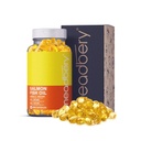 Meadbery Salmon Omega 3 Fish Oil (60N)|1000mg High Strength Omega 3 Supplement With No Fishy Burps for Healthy Heart, Brain & Body, Omega3 Fatty Acid Capsules for Women & Men