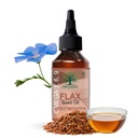 Cold Pressed Flax Seed Oil (Alsi Oil) with Natural Omega 3 6 9 per Serving for Eating, Skin & Hair Care, health, and overall wellness | 60ml (Pack of 1)