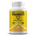 YouWeFit Triple Strength Omega 3 Fish Oil Capsules - 60 Soft Gels With 540mg EPA & 360mg DHA To Support Heart & Joint Health | Omega 3 Supplement 1250mg