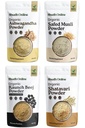 Shudh Online Safed Musli, Ashwagandha, Kaunch, Shatavari Powder Combo (Pack of 50 grams x 4 combo)