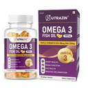 Omega 3 Capsules 1000mg Fish Oil Supplement for Men & Women | Omega 3 Fatty Acids for Heart, Brain, Joint & Skin Health | 30 Capsules