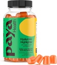 Hydrating Hyaluronic Highlighter Hautpflege Gummie | Unterstützt heller, dewy, Plump Haut | Vegan Hyaluronsäure & Vitamin C Supplement | Non-GMO, Gelatin-frei, Orange Flavor, 30-Tage Versorgung
