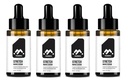 Slimming Fat Burning Oil for Weight Loss – 30ml | Cinnamon, Sesame, Peppermint & Black Pepper | Fights Cellulite & Tightens Skin | Help To Reduce Fat on Stomach, Thighs, Arms (Pack of 4)