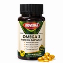 Triple Strength Omega 3 Fish Oil Capsules 1000mg with EPA 180mg and DHA 120mg | Heart Health, Eye Health, Brain Function and Joint Comfort with Fish Oil for Men & Women - 30 Softgel Capsules