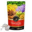 TEACURRY Thigh Fat Burn Tea (2 Month Pack | 200 Grams + Infuser) - Reduce Thigh Fat for Men and Women