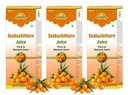 Sea Buckthorn Juice 3000 ML | Himalayan Berry Natural Fruit Pulp Juice | Natural Vitamin C Rich Juice with Omega 3 6 7 9 (Pack of 3, 1000 ML Each)