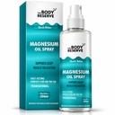 The Body Reserve Magnesium Oil Spray 200ml | Topical Magnesium for Stress Relief, Muscle Relaxation & Deep Sleep | Supports Cramps Recovery, Fitness & Foot Care