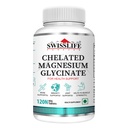 SwissLife Forever Magnesium Glycinate Tablets 120 Veg Tablets | High Absorption Chelated Magnesium | Supports Sleep, Muscle Recovery, Stress Relief and Bone Health | For Men and Women