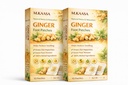 Ginger Foot Patches Detox Foot Patches, 20 Pieces, Natural Ingredients for Sleep Aid Pain Relief, Toxin Removal with Bamboo Vinegar and Acupoint Micro-Massage Technology detox foot patch (Pack of 2)