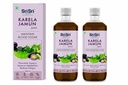 Sri Sri Tattva Karela Jamun Juice - 500 ml | Metabolic & Digestive Wellness Support | With Karela, Jamun, Amla, Neem & Giloy; No Added Sugar | (500 ml x Pack of 2)