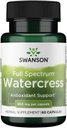Swanson Full Spectrum Watercress 400 Milligramme 60 Kapseln