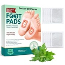 Jitgol Herbal Foot Detox Pads for Toxin Removal | Pain Relief Foot Patches for Feet Cleansing | Natural Ingredients for Sleep Aid | Overnight Use | Toxin Removal with Bamboo Vinegar and Acupoint Micro-Massage Technology | Pack Of Pads (30)