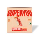 Superyou Orange Mini Chocolate (Pack Of 10)|5g Protein in less than 100 calories | Made with Atta & Jowar No Added Sugar|Yeast Fermented Protein|Energy Bars|Crunchy Wafer Bar|100% Vegetarian|No Palm Oil| (10x20g) | 200g