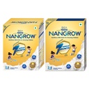 Nangrow | Nutritious Milk Drink Powder For Growing Children Toddler Aged 2-6 Years | Zero Sucrose |Contains DHA| Rich In Protein & Vital Nutrients | Creamy Vanilla Flavor,400g & 800g, Bag-In-Box Pack