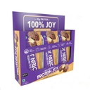 QNT Protein Joy Protein Bar; Caramel Cookie Dough;20 g Protein; Rich in Fibre; 100% Vegetarian | 6 x 70g Bars (420g Pack)