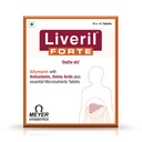 Liveril Forte With Silymarin Extract, Amino Acids And Vitamins That Support Healthy Liver Functions, Improve Metabolism |15 Tablets