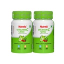 Nutrela Vitamin C and Zinc for Men & Women - 60 Capsules | Boost Immunity | Supports Energy | Antioxidant | Skin Care Supplement | Pack of 2