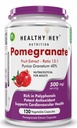 HealthyHey Nutrition Pomegranate Fruit Extract 500mg- 120 Vegetable Capsules (120)