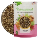 IndianJadiBooti Milk Thistle Seeds (400g) - Ultimate Liver Detox & Fatty Liver Support | Raw Silybum Marianum (Silymarin) | Edible Doodh Patra Beej for Tea & Powder | Alcohol Recovery Cleanse