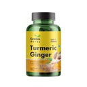 Turmeric Ginger Tablets 1000mg Per Serving – 180 Veg Tablets | Ayurvedic Herbal Supplement for Digestion, Antioxidant & Immune Support | Natural Curcumin & Ginger Formula