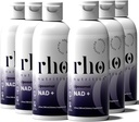 Rho Nutrition Liposomal NAD+ – Flüssige Ergänzung zur Unterstützung der Absorption – Aktive Form von NAD+ Hilft zur Unterstützung normaler zellulärer Gesundheit, gesunder Alterung, Energiemetabolismus & Vitalität – 6 Pack