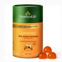 Turmeric Gummies with 95% Active Curcumin with black pepper | Anti-inflammatory & Antioxidant | Immunity | Arthritis | Fat Loss | Ginger Flavor | 100% Vegetarian | 60 Gummies
