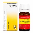 BC 28 Biochemic Combination General Tonic Tablets 20g Pack of 1 | Homeopathic Supplement for Energy, Weakness, Vitality, Stamina, Immunity & Daily Wellness Support for Adults and Children