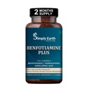 Simply Earth Benfotiamine+ 600mg with Ashwagandha & Alpha Lipoic Acid - Helps Maintain Blood Sugar Levels Supplement - Promotes Nerve Health & Metabolic Function - High Potency B1 Vitamin Supplement - 60 Tablets