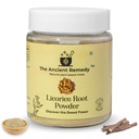 100% Pure & Natural Licorice Root/Mulethi Powder 110Gram Yashtimadhu For Health, Skin and Hair Care, Atimadhuram Podi/Athimadhura Hittu Powder- Pack Of 1