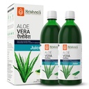 KRISHNA'S HERBAL & AYURVEDA Pulpy Aloe Vera Juice - 1000 ml (Pack Of 2) | From Deserts Of Rajasthan | Sugar Free |Daily Drink | Rejuvenates Skin And Hair
