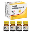 Bon DK Shot Sugarfree Vitamin D3 Oral Solution (4 Shots of 5ml each) |Sugar Free Shot with Pineapple Flavour