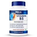 Vitamin B5 5mg (Pantothenic Acid) Supplement | Digestive Health & Energy Metabolism | Hair, Skin & Nails | 120 Veg Capsules