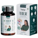 YuGap YuHer Multivitamin Tablets for Women With 26 Super Nutrients including Zinc,Magnesium,Vitamin A,B1,B2,B3,B6,B12,C,D,E Calcium for Energy, Immunity, Skin And Hair Care,Strong Bones and Overall Health (60 tablets)