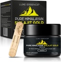 Pure Himalayan Organic Shilajit Resin | 800mg Potency Gold Grade | Natürliche Quelle von Fulvic Acid & Trace Minerals | Plant-Based | Non-GMO | 60g
