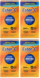 Ester-C 500 mg 24 Stunden Vitamin C Tabletten für Immununterstützung, Vitamin C Ergänzung, 90 Zähler (Pack von 4)