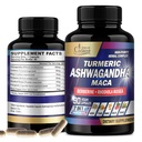 Organic Cadane Ashwagandha Ergänzungen - Speicher, Immunsystem & Stärke Unterstützung - 7in1 Konzentriert mit Turmeric, Maca Root, Berberine & More - 90 Vegan Kapseln für 3-Monats-Versorgung