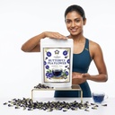 Butterfly Pea Flower Infusion Tea Made with Flower Plant Herbal Tea
