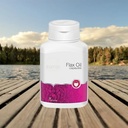 Flax Oil Capsules, 90 Capsules, Vegetarian, Heart Health Supplement