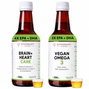Autoimmunity Care Vegan Omega 3 Oil and Autoimmunity Care Brain Heart Care Bundle