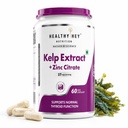 HealthyHey Nutrition Kelp Extract with Zinc Citrate - 60 Vegetable Capsules
