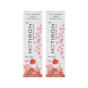 Effervescent Iron Tablets for Women & Men | Iron, Folic Acid, Vitamin B12, C & Zinc | Stomach-Friendly, Sugar-Free, Strawberry Flavour Pack of 2