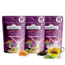 The Vriksha Co. Happy Gut Green Tea for Weight Loss, Gas, Heaviness, Bloating, Digestion, & Metabolism | Ashwagandha, Lemon Grass, Tulsi, Turmeric | Herbal Tea | 75 Plant-Based Pyramid Tea Bags | 150g (Pack of 3)