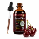 Rejuvica Health Cherry Force - Advanced Tart Cherry Extract - Echte Tart Cherries - Reich an Phytonutrients - Flüssiger Extrakt für bessere Absorption