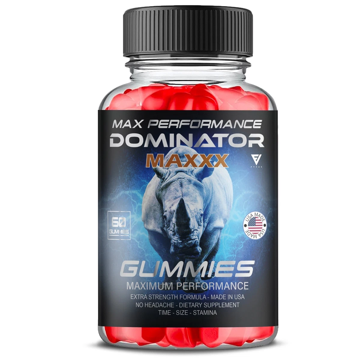 Dominator Maxx Gummies DominatorMaxx Gummy Supplement (60 Gummies)