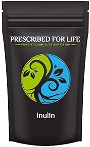 Verschrieben für Leben Inulin Pulver | Präbiotika für Verdauungsgesundheit | Glutenfrei, Vegan, Non-GMO | Jerusalem Artichoke Supplement | Fructo Oligosaccharid FOS Pulver (2 kg / 4.4 lb)