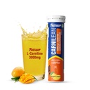 Fast&Up L Carnitine tartrate 3000mg Effervescent Tablets | Triple Action L Carnitine Supplement with Garcinia Cambogia & Potassium | Fat Burner for Weight Loss, Energy & Lean Body | Mango Flavour, 10 Tabs